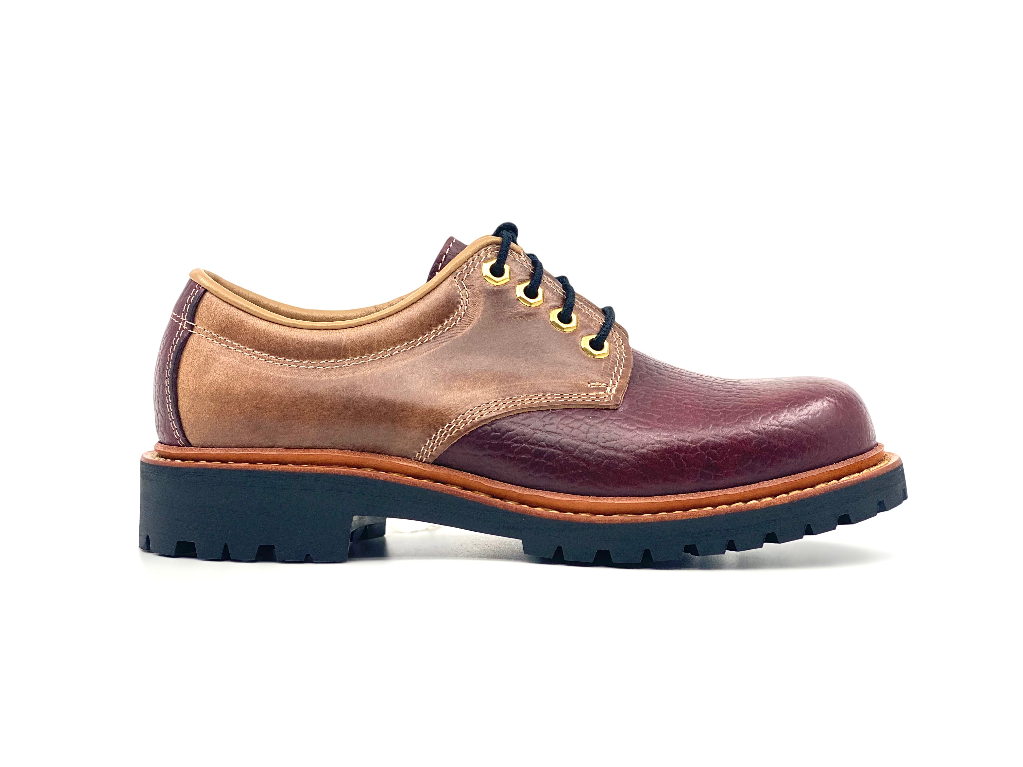 NORMAN 2ND (Burgundy/Natural)