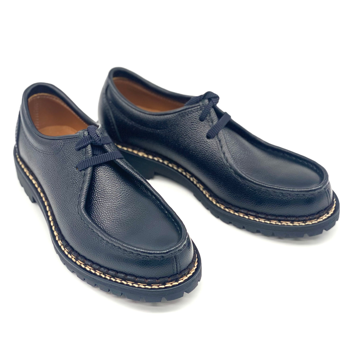 安藤製靴 PLUSE チロリアン SCOTCH (Black)